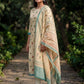 Cream Jamdani Cotton Festive Kurta And Dupatta