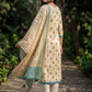 Cream Jamdani Cotton Festive Kurta And Dupatta