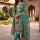 Green Jamdani Cotton Straight Fit Festive Kurta And Dupatta